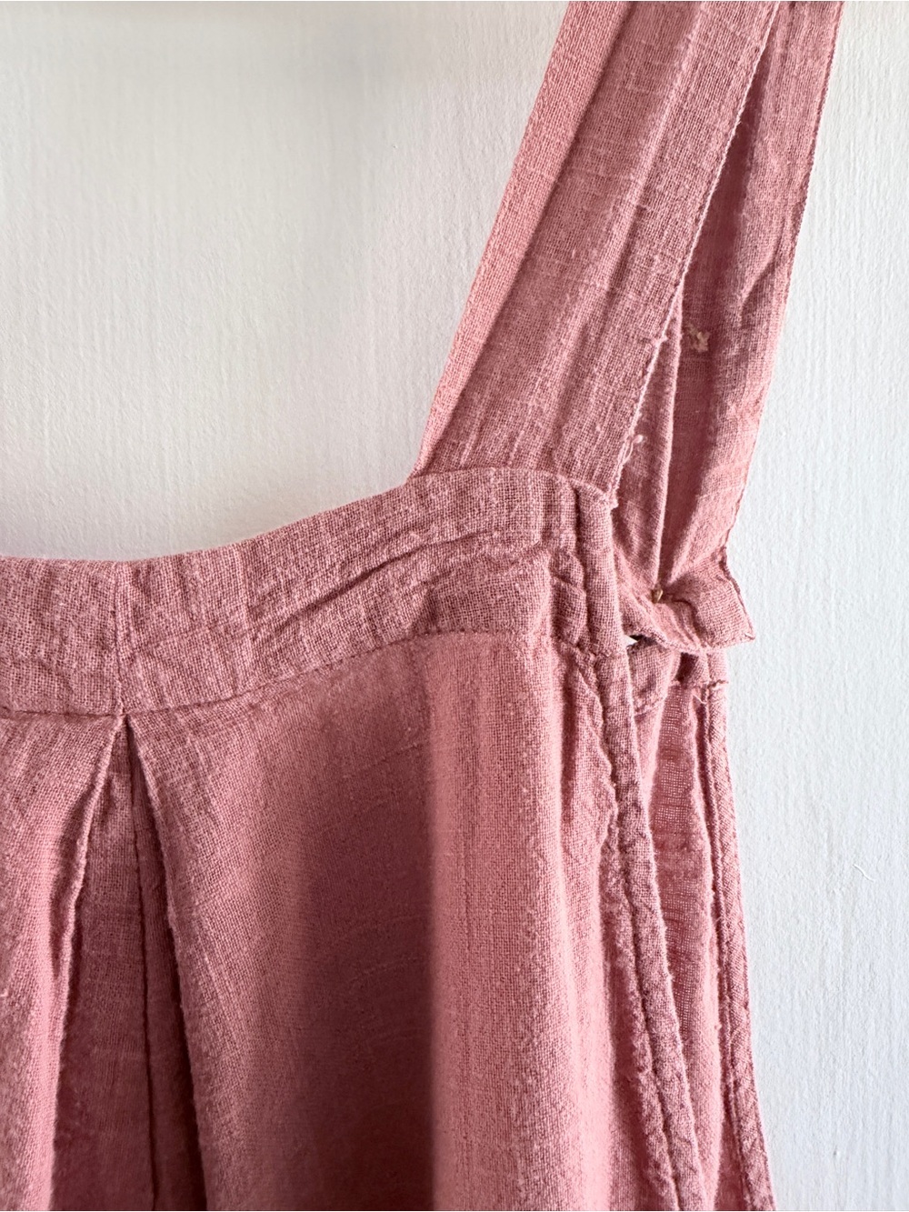 NATURAL LIFE Wide-Leg Linen-like Cotton Jumpsuit, Flowy Wide Leg, Small Medium - Picture 14 of 14